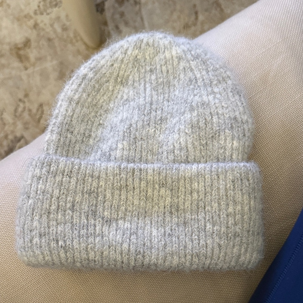 Hat Attack Gray Knit Beanie
